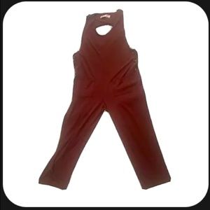 Free People Jumpsuit Onsie Brown XS Big Buttons Like NEW! Baggy oversized comfy!